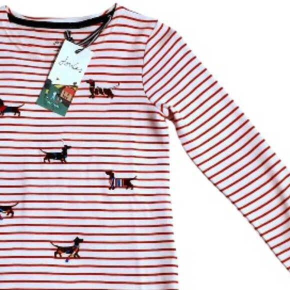 NWT Joules Dachshund Christmas Top Sizes 8 - Picture 3 of 5